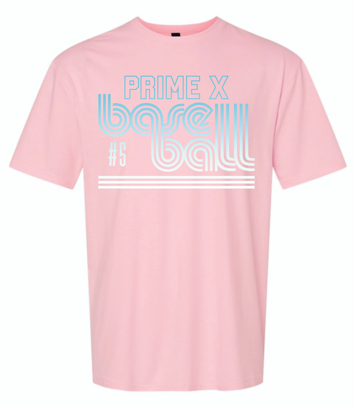 Faded prime X baseball