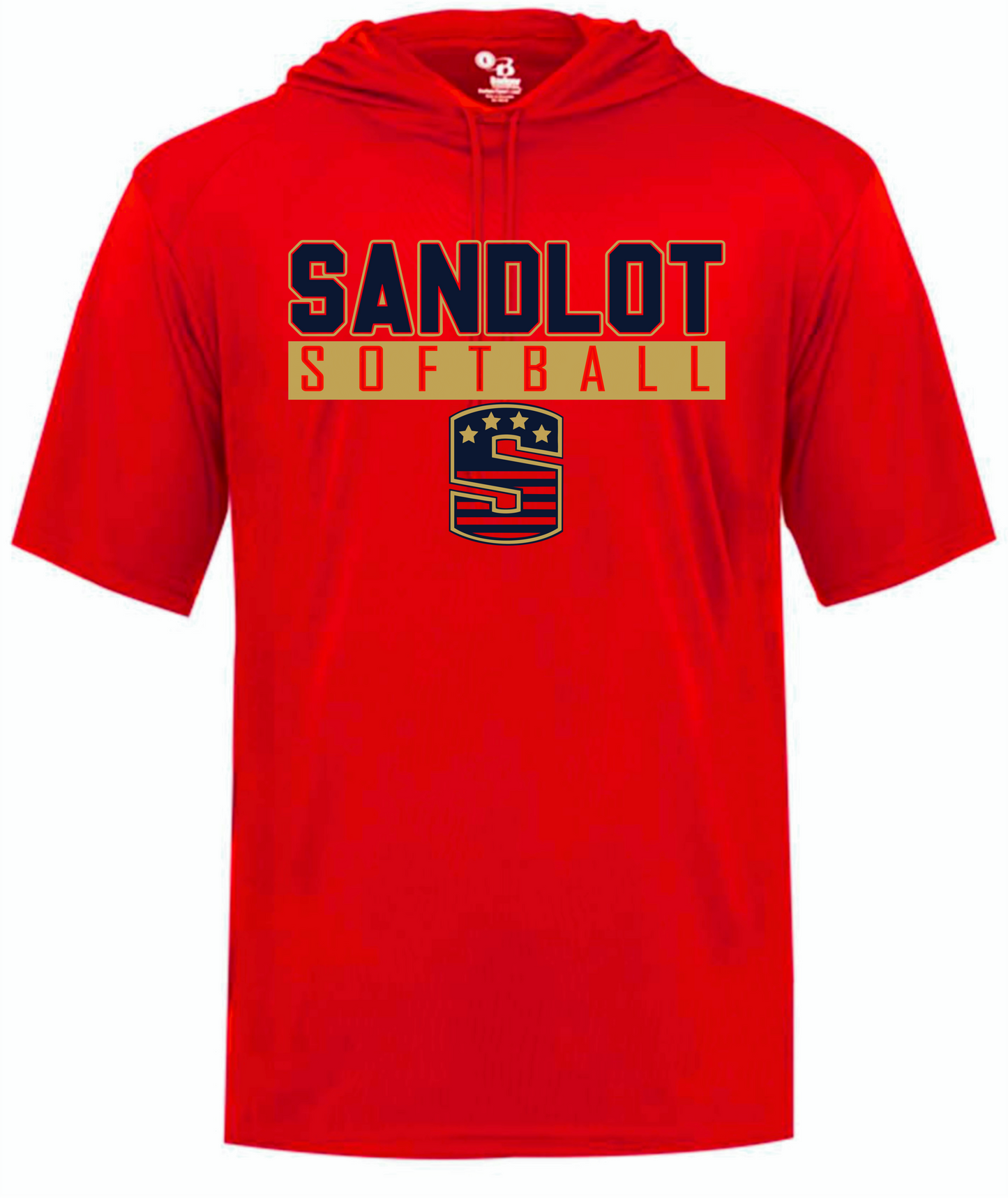 Sandlot softball hooded t-shirt