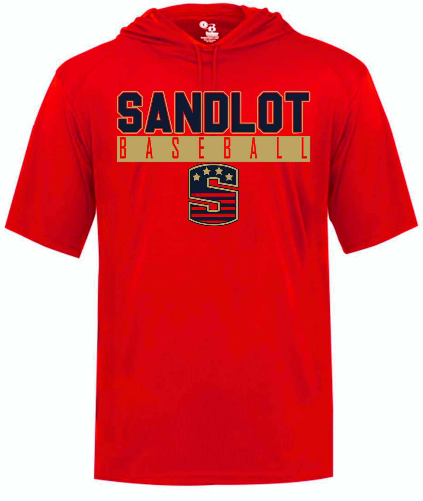 Sandlot baseball hooded t-shirt