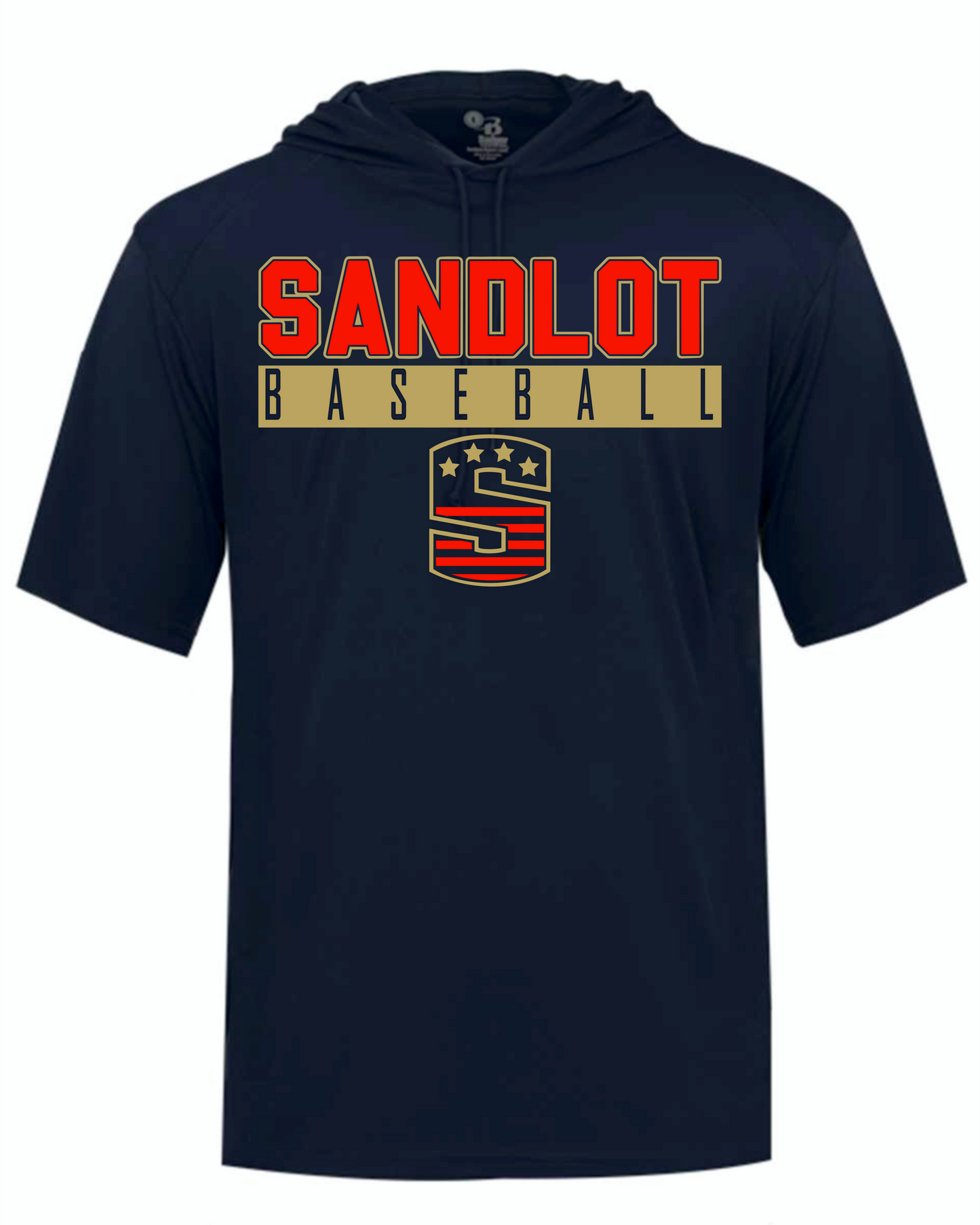 Sandlot baseball hooded t-shirt